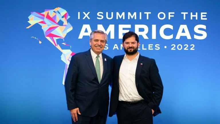 Fernández anunció junto a Boric un acuerdo de provisión de 300 mil metros cúbicos diarios de gas a Chile