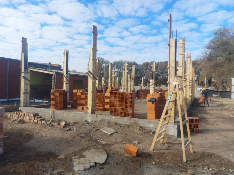 Avanza la construcción del albergue en Catriló