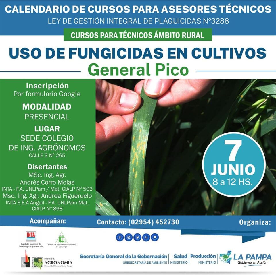 Continúa el Curso para Asesores Técnicos en General Pico