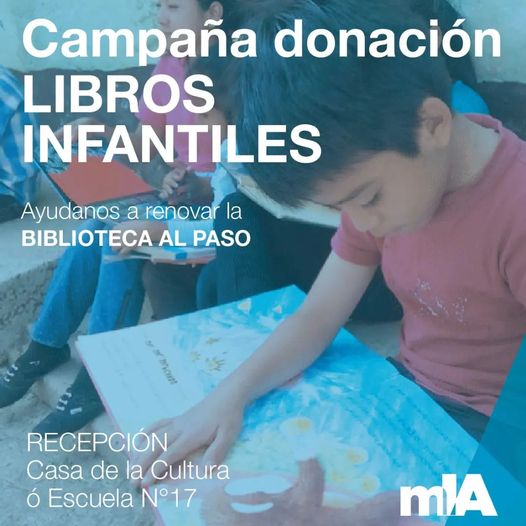 En el mes del Libro, sumemos libros a la Biblioteca