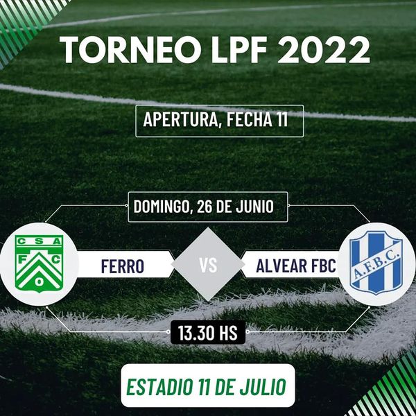 Se viene el clásico Alvearense ‼️
