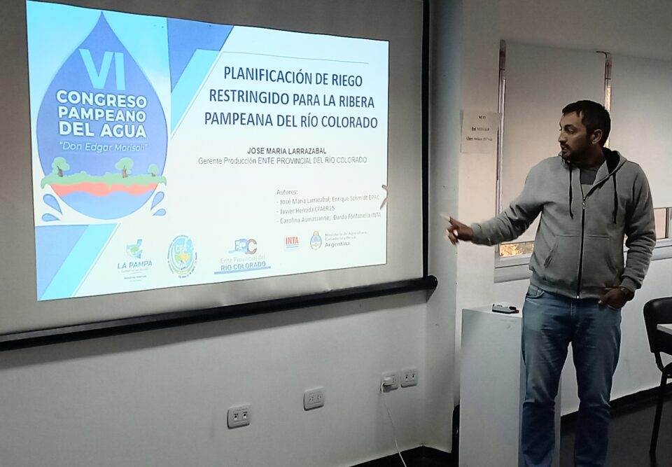 El Ente Provincial del Río Colorado en el Congreso Pampeano del Agua