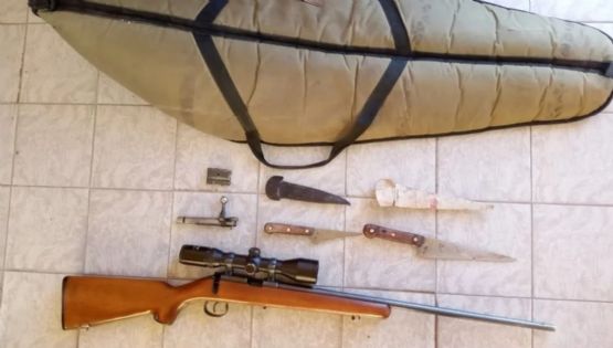 Intercepan a cazadores y secuestran carne, armas y vehículos