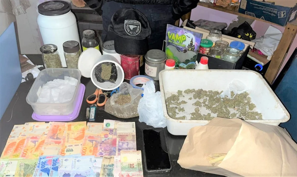 Cuatro allanamientos y secuestro de droga en General Pico y Toay: Un detenido