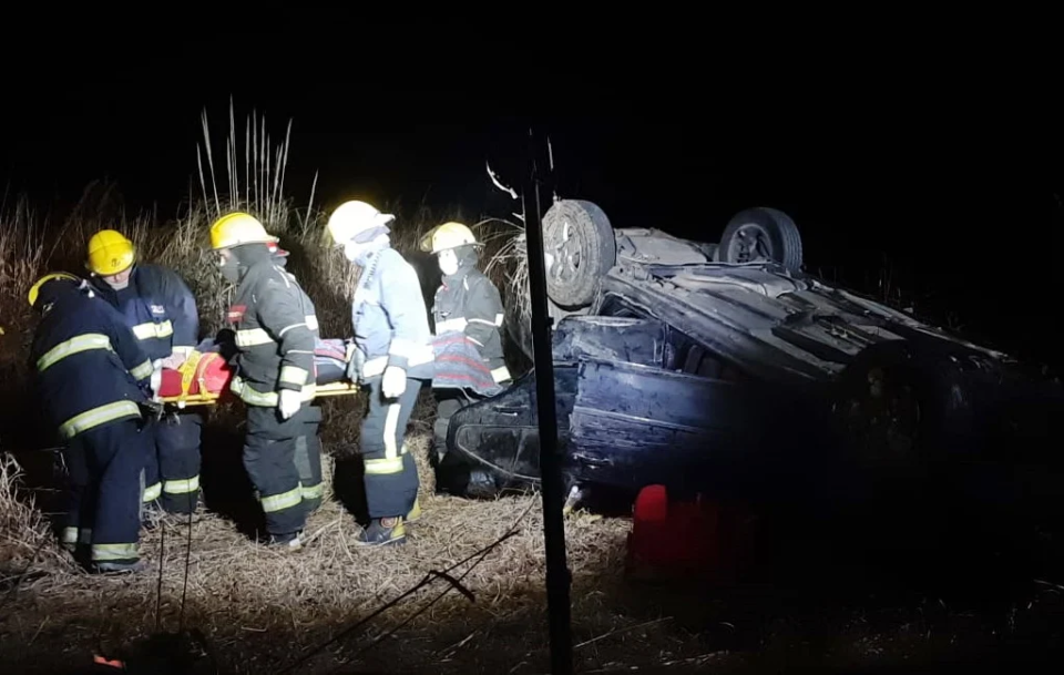 Gravísimo accidente en ruta provincial 1 dejó 8 personas hospitalizadas
