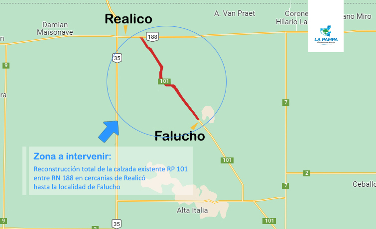 Repavimentación de la Ruta 101