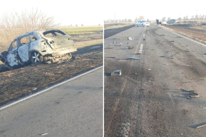 Dieron a conocer las identidades de la mujer de 62 años y su padre de 89 años que murieron en choque frontal en Ruta 1 cerca de Intendente Alvear