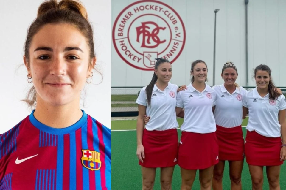 La jugadora de hockey piquense Paloma Cuadrelli debutó en gran nivel en Alemania: ¡Dos goles en sus primeros dos partidos!