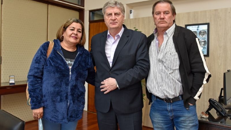 Ziliotto recibió a los abuelos de Lucio