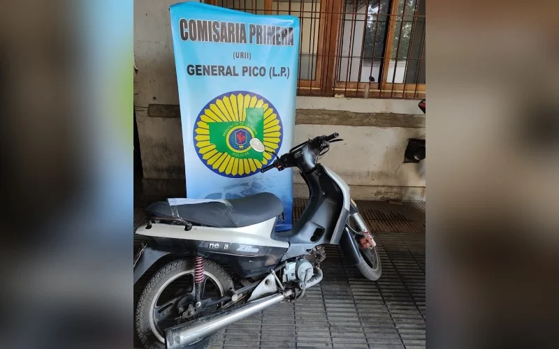 Recuperan una moto que dos menores habían robado en Alvear: La dejaron “abandonada” en la calle y luego fueron atrapadas