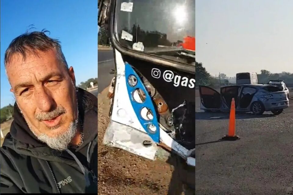 El tremendo accidente de los músicos de Kapanga en la Ruta 7 y el descargo de Martín “el Mono” Fabio: “No nos mató de casualidad”