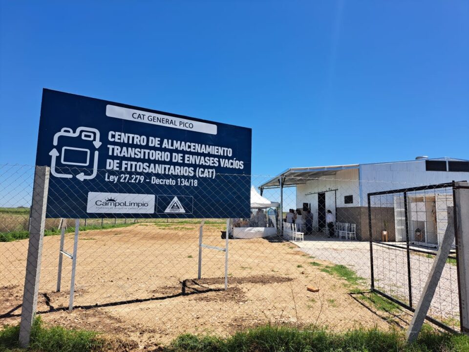 Envases Vacíos de Fitosanitarios: inauguran un nuevo punto de recepción en General Pico