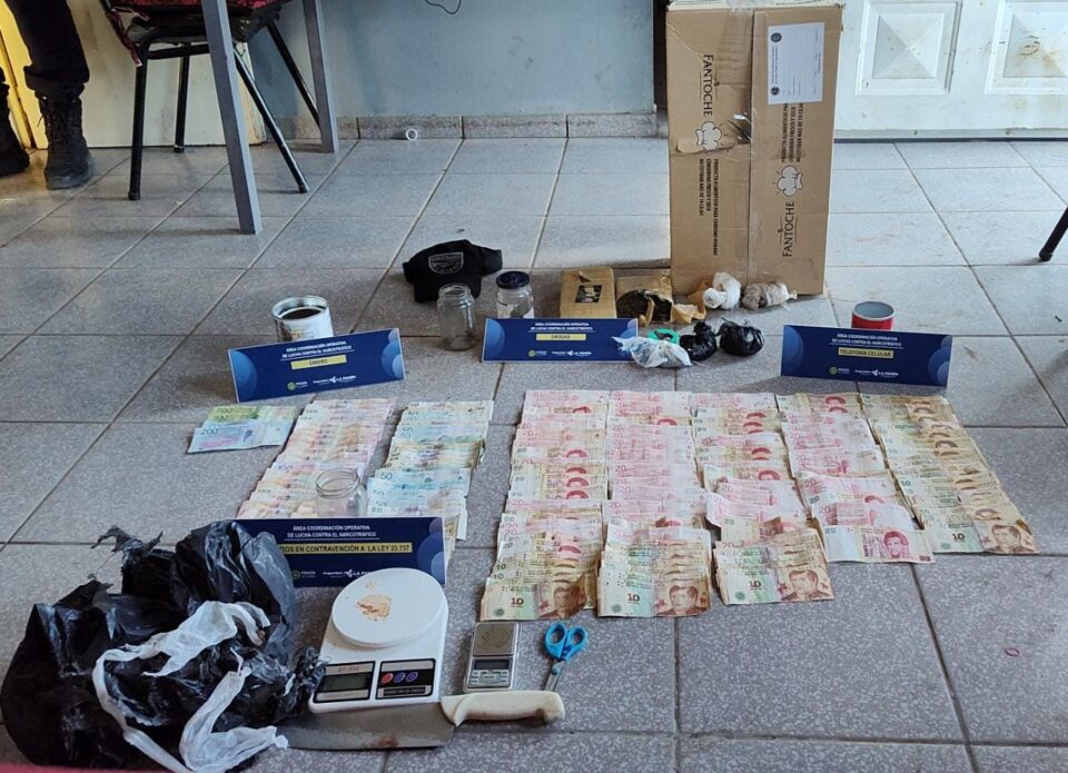 En múltiples procedimientos secuestraron estupefacientes en Santa Rosa y Pico