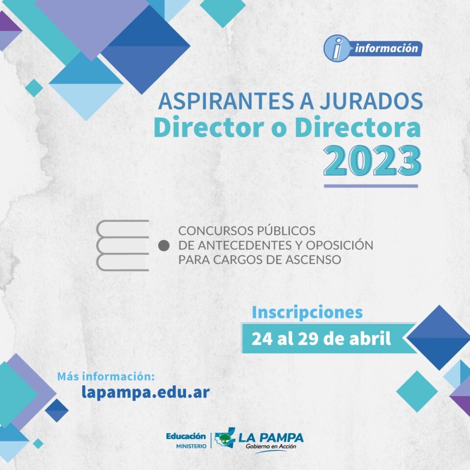 Concursos de Ascenso: inscribirán a aspirantes a jurado