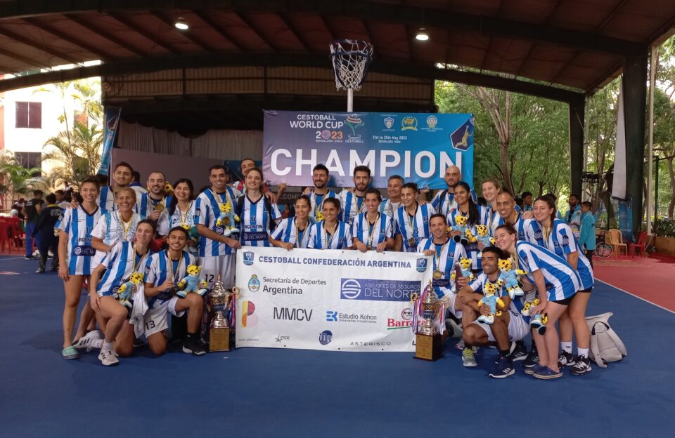La Selección Argentina de Cestoball se consagró campeón mundial en India