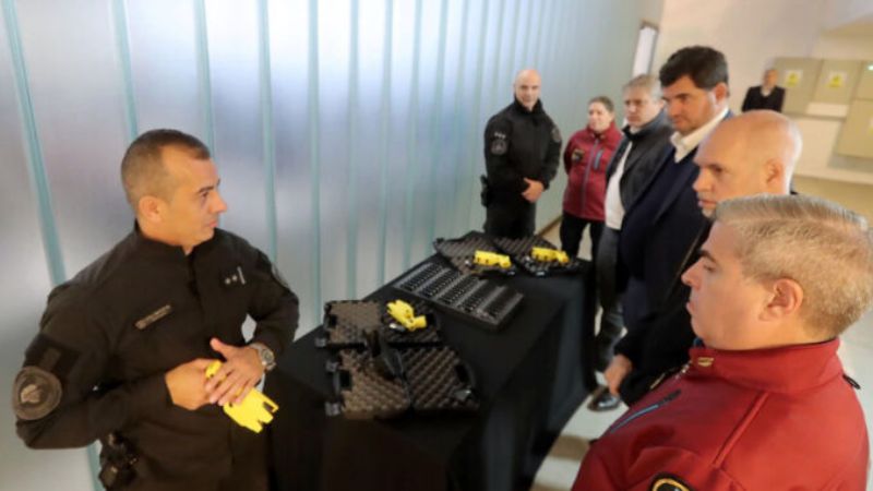 Larreta presentó las táser