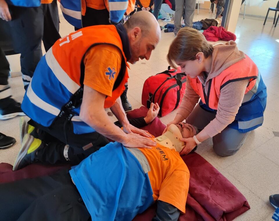 Salud concretó jornada de entrenamiento en emergencia prehospitalaria